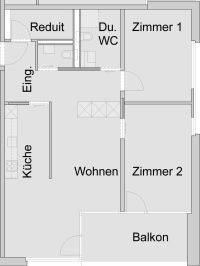 3½-Zimmerwohnung Süd
